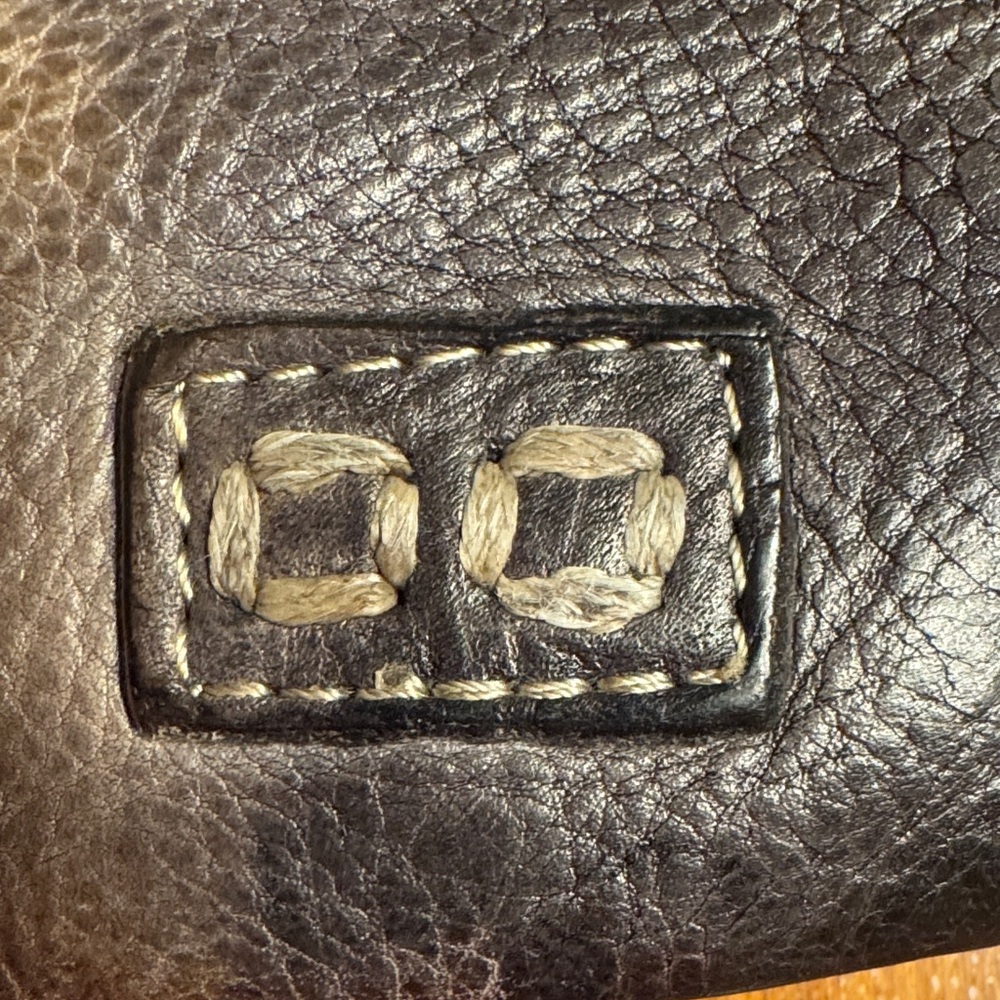 BDU Stu Ziggy Black and Brown Leather Crossbody Belt  Bag - Picture 9 of 9